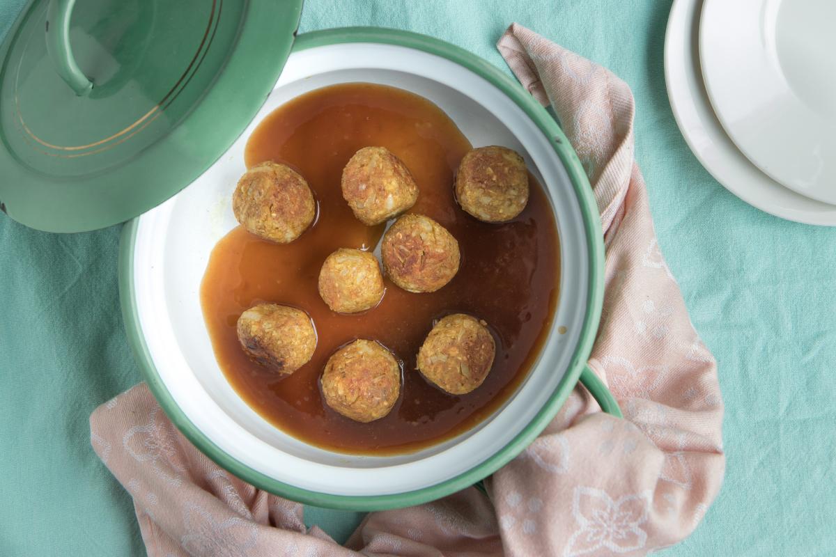 Boekoeloekoe balletjes in jus