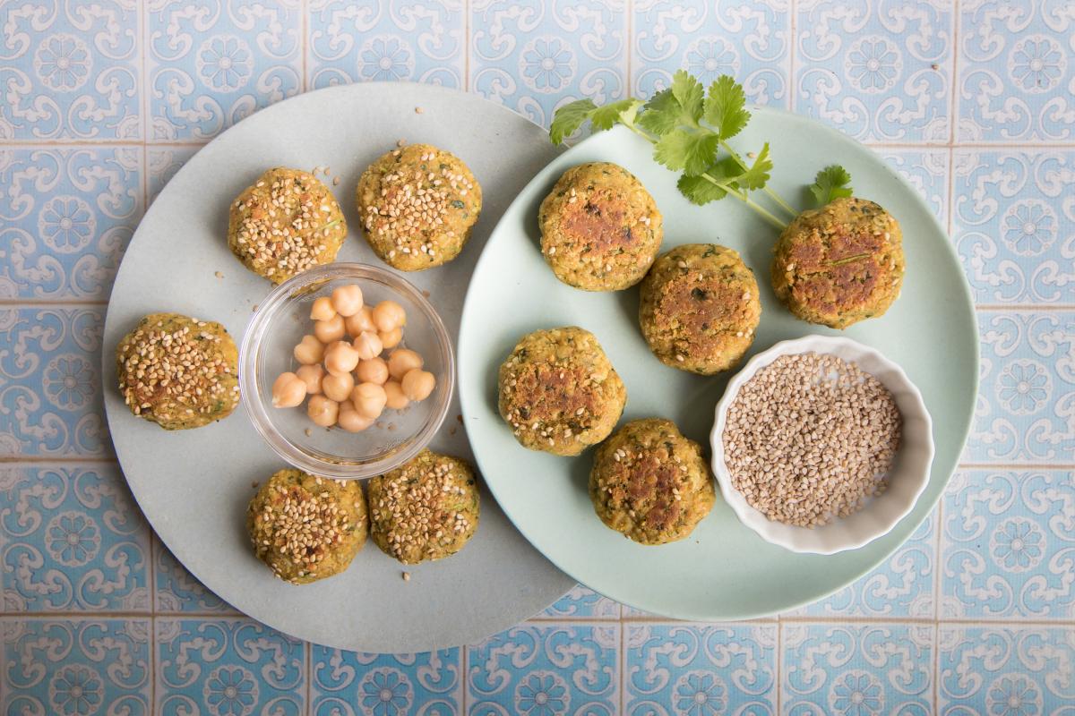 Boekoeloekoe falafel burger